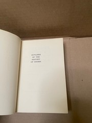 OUTLINES OF THE HISTORY OF DOGMA – ADOLF HARNACK – BEACON PRESS – 1957