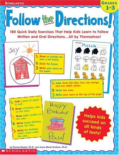 FOLLOW THE DIRECTIONS! 180 QUICK DAILY EXERCISES THAT HELP By Denise Nessel