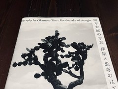 TARO OKAMOTO FOR THE SAKE OF THOUGHT PHOTO EXHIBITION CATALOG BOOK 2018 JAPAN