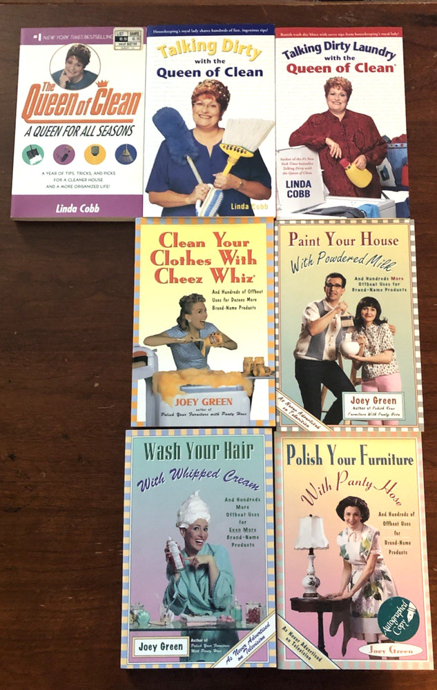 Household Cleaning Lot of 7-Linda Cobb and Joey Green *LIKE NEW-see photos*