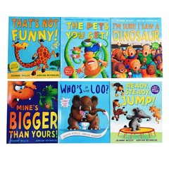 Jeanne Willis & Adrian Reynolds 6 Picture Books Set – Ages 2+ – Paperback