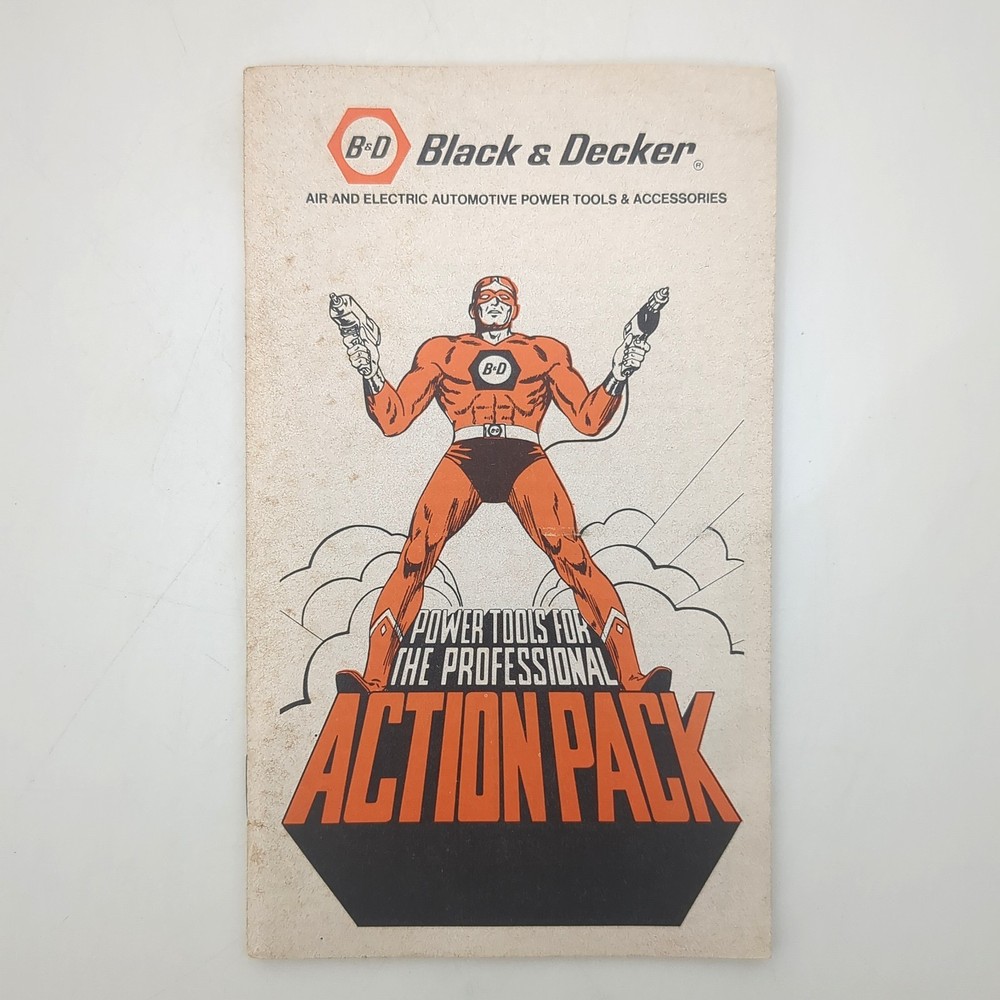 Black & Decker Automotive Power Tool Super Hero Catalog 1977