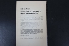 Solitudes Crowded with Loneliness Bob Kaufman 1965 First Printing Poetry PB