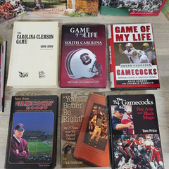 South Carolina Gamecocks LIFETIME COLLECTION 25 Books!! Signed by several NICE!