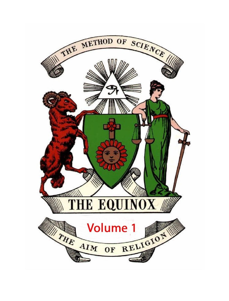 The Equinox magazine Vol 1 complete on CD/USB (Rosicrucian Crowley Thelema)