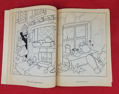Vintage 1988 Meadow Mouse’s City Christmas Story Coloring Book 47 Pages