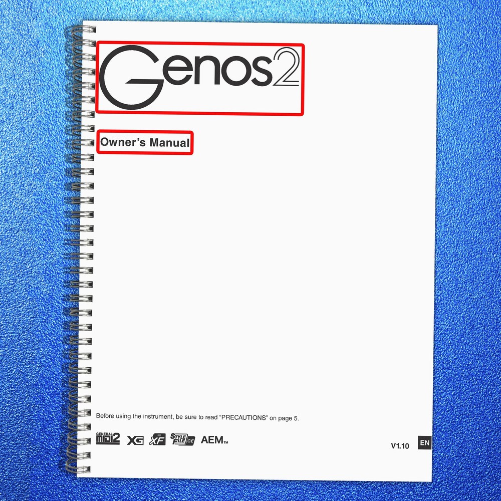 YAMAHA Genos 2 Owners Manual 144 Pages, STRONG Covers & HEAVY-DUTY SECURED