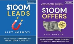 Alex Hormozi 2 Books Set: $100M Leads and $100M Offers (English, Paperback)