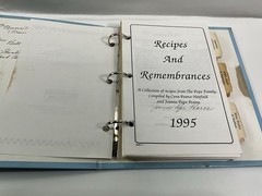 Recipes and Remembrances Pope Family Cookbook 1995 Morris Press Binder Recipe
