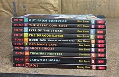 Bone Collection Graphic PB By Jeff Smith 9 Books Plus the Prequel Rose