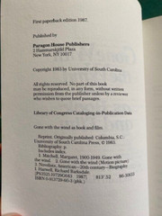 Gone With The Wind As A Book and Film – 1987 First Paperback Edition R. Harwell