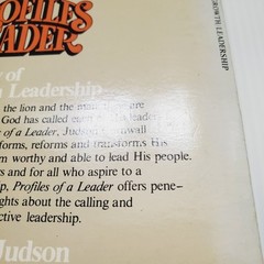 Profiles of a Leader Book Cornwall 1980 Vintage Christian Leadership Self-Help