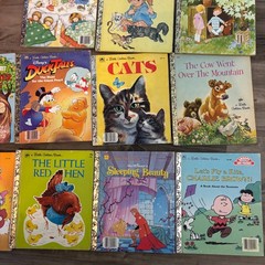 Lot Of 13 Little Golden Book mixed Children’s Books – Rabbit is Next – Sesame St