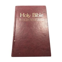 Holy Bible New International Version International Bible Society Red HC GUC