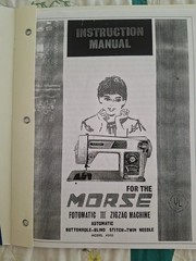 MORSE Fotomatic III 4300 Sewing Machine Instruction Manual Complete 31 Pages
