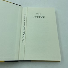 The Swerve: How World Became Modern by Stephen Greenblatt 2011 (HC)
