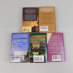 5pc Epic Fantasy Paperback Lot Weis Hickman Donaldson Terry Brooks Robert Jordan