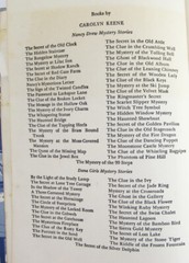 Nancy Drew Nancy’s Mysterious Letter Book Hardcover #8 1966 Printing Blue Multi