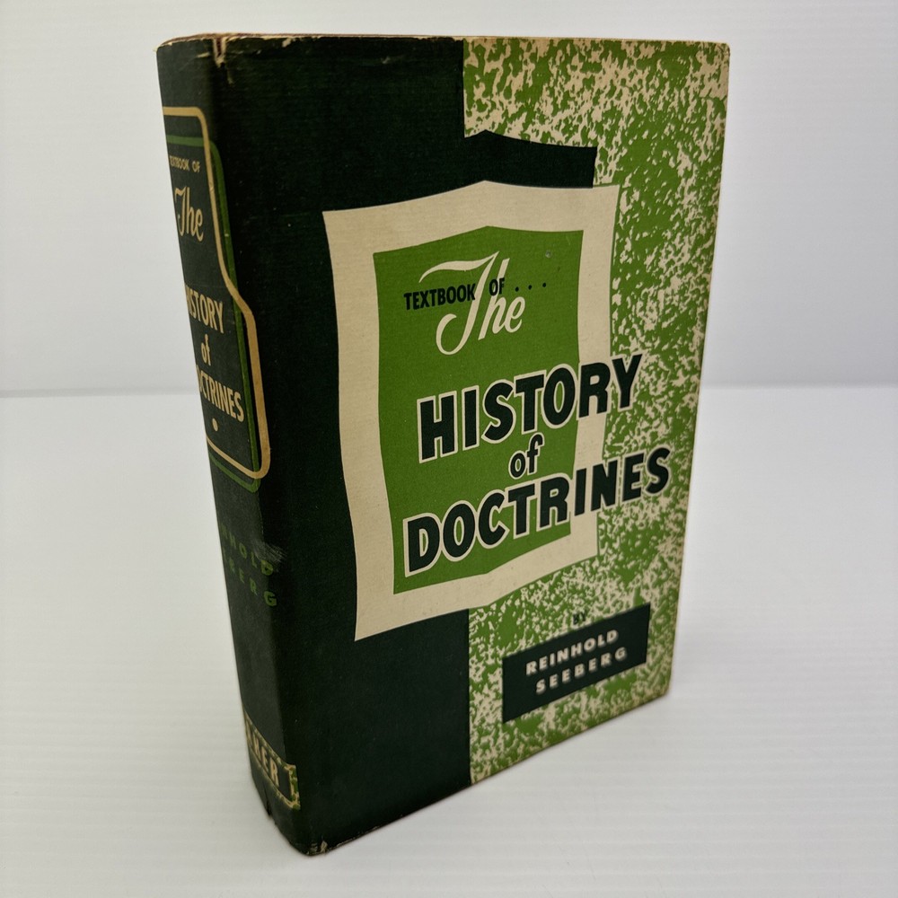 Textbook of the History of Doctrines Reinhold Seeberg Vol. 1 HC Baker Book House