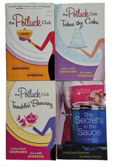 Lot of 4, Linda Evans Shepherd, Potluck Club, Take the Cake, Catering Club TPB