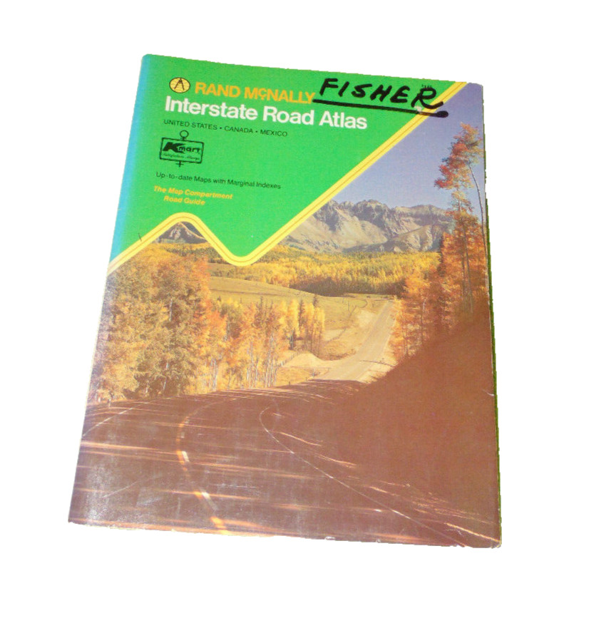 RAND MCNALLY INTERSTATE ROAD ATLAS USA CANADA MEXICO 1979