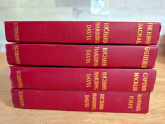 Antique 1910 Richard Harding Davis Lot of 4 Books Gilt Top, Illustrated Novels