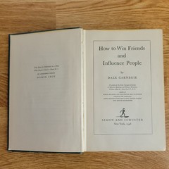 How to Win Friends and Influence People Dale Carnegie Hardcover 1st Edition 56th