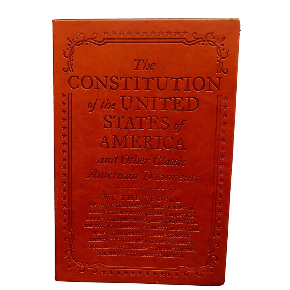 ❤️THE CONSTITUTION of the UNITED STATES of AMERICA & Other Documents FauxLeather