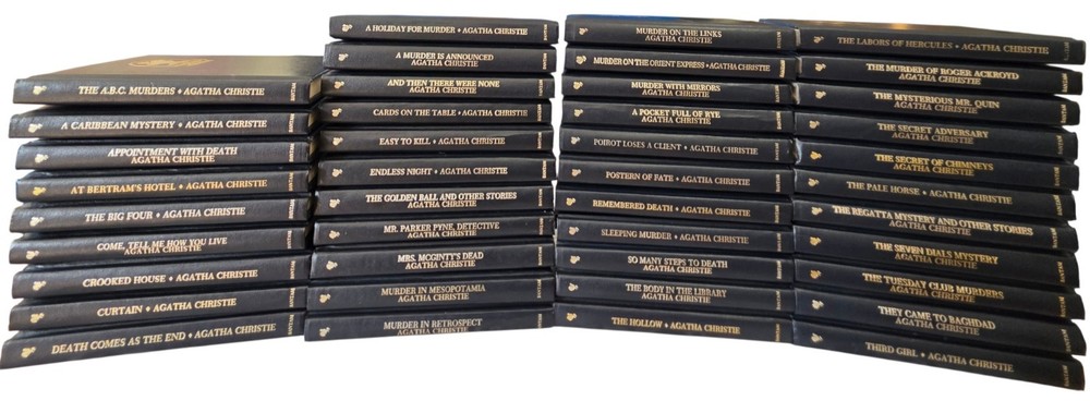 (LOT OF 42) The Agatha Christie Mystery Collection Books Mixed Years & Titles