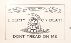 Flags of American History 1962 HCDJ Colonial Revolutionary Civil War Gadsen Flag
