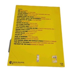 Talking Heads Anthology~Talking Heads~David Byrne~Excellent Music Book fr. 1986!