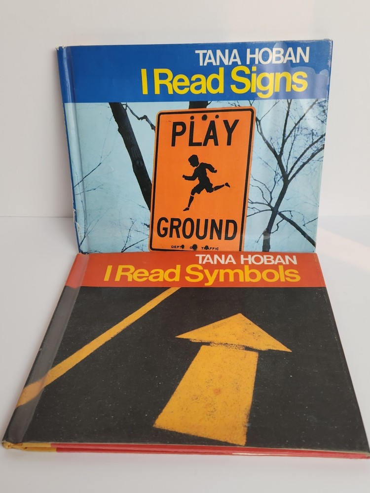I Read Signs & I Read Symbols by Tana Hoban Hardcover Books