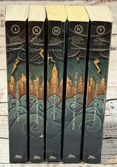 Percy Jackson and the Olympians Series by Rick Riordan Lot of 5 Books GUC