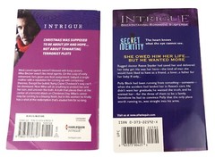 7 Harlequin Intrigue Paperback Books ~ Romance Suspense ~Secret Agent Santa