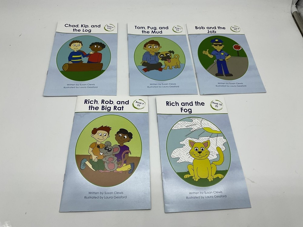 IMSE Decodable Readers Lot 5 Susan Clewis Phonics Kids Softcover Blue Books