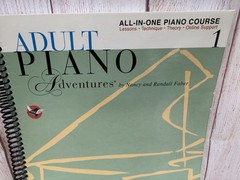 Adult Piano Adventures All-in-One Piano Course Book Vol 1: Book Good Condition