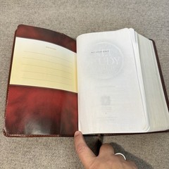 New Living Translation Study Bible Personal Size Edition Leatherlike Brown