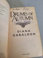 DRUMS OF AUTUMN ~ Diana Gabaldon SIGNED PB 1997 1st printing
