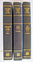 Time Life COLLECTOR’S LIBRARY OF THE CIVIL WAR 3 Volume HC Set LEATHER Nice!