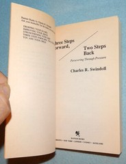 Three Steps Forward, Two Steps Back by Charles R. Swindoll (Paperback, 1980) New