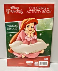 Disney Princess Holiday Dreams Christmas Coloring Book Cinderella Snow White