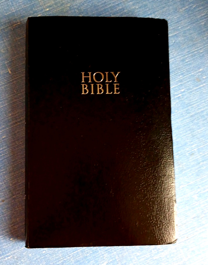 Holly Bible New Testament, New International Version, New Condition, Black