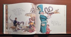 James Gurney Signed Dinotopia 1st Edition HC w/ Original T-Rex Sketch Drawing