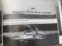 WWII USN Navy USS LEXINGTON CV-2 Aircraft Carrier Pacific Squadron at Sea Signal