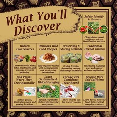The Forager’s Guide to Wild Foods (paperback with color pictures)