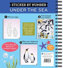 Sticker By Number Under The Sea 156 Pages Fun Art Activity For All Ages