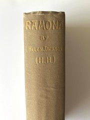Ramona by Helen Jackson (H.H.) Early Edition 1890 Gold Leaf Cover, used rare