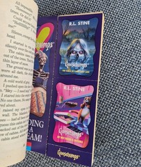 Goosebumps RL Stine #56 The Curse of Camp Cold Lake 1st Edition Book / Inserts
