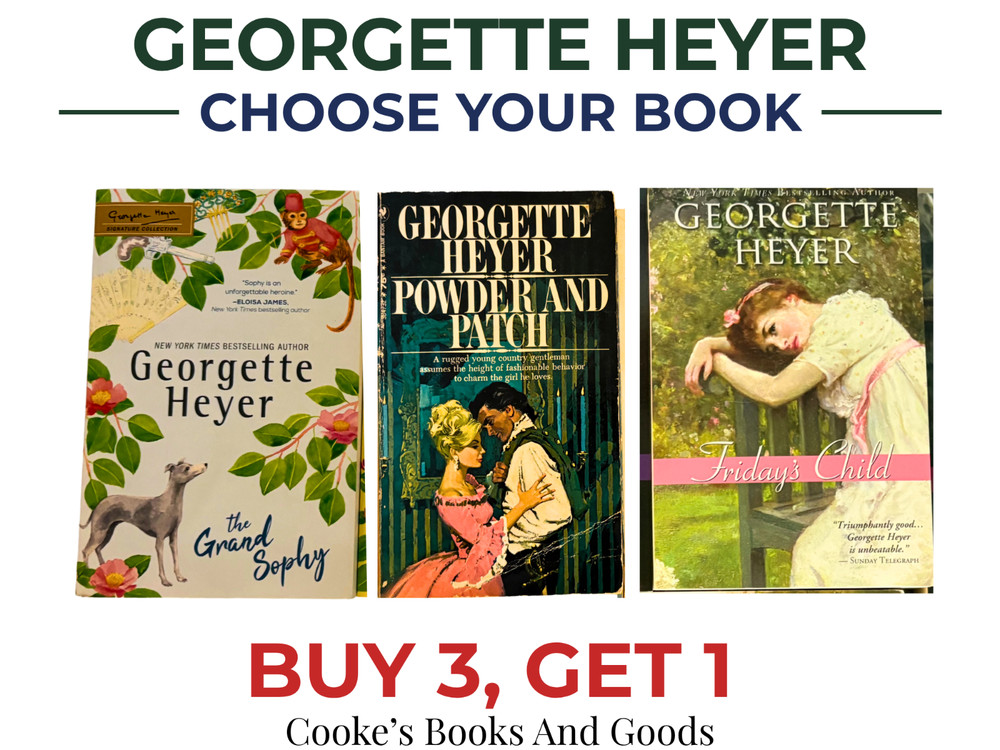 Georgette Heyer Books – Choose Your Book – Regency Romance Paperback Pick Title