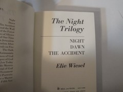 THE NIGHT TRILOGY: NIGHT / DAWN / THE ACCIDENT By Elie Wiesel Hardcover